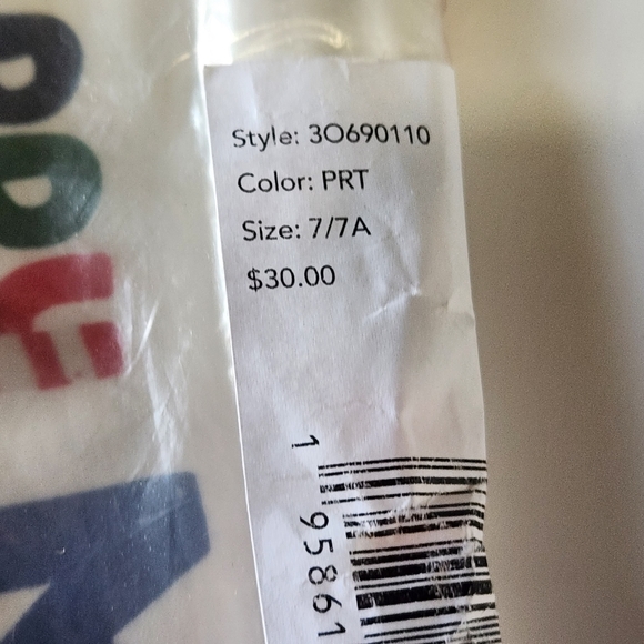 Carter's Kids Size 7 Merry Christmas PJ Set - Picture 3 of 3